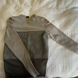 Rag & Bone Mixed Merino Wool Crewneck Sweater - SZ S